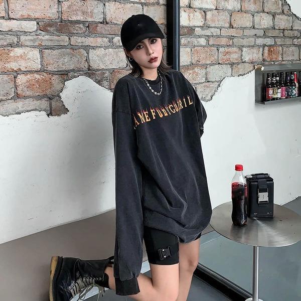 New Women Full Sleeve 2020 Winter Pullover Goddess Fan Minority Loose Sweatshirt - Omychic
