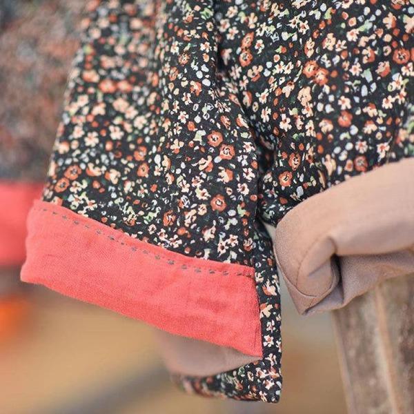 Autumn Winter new Cotton Linen Comfortable Long Sleeve Women Jackets - Omychic