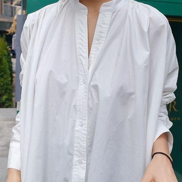 Irregular White Long Blouse Women Clothes V Neck Full Sleeve Match All Shirt Top - Omychic
