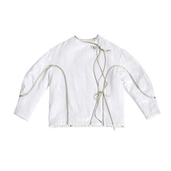 Line Splicing Parka Fashion Bandage Placket Solid Winter The New Color Casual Women Coat Simplicity Zen Short Top - Omychic