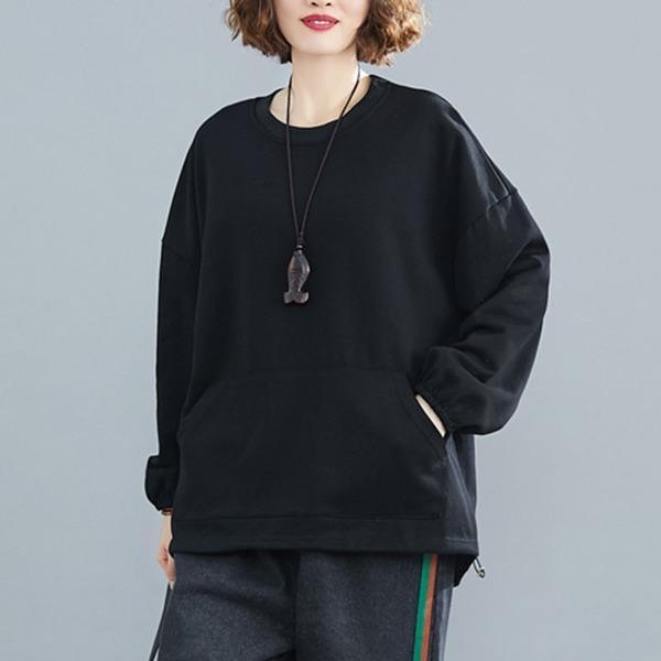 Women Autumn Casual Sweatshirt O-neck Loose Female Pullovers Hoodies - Omychic