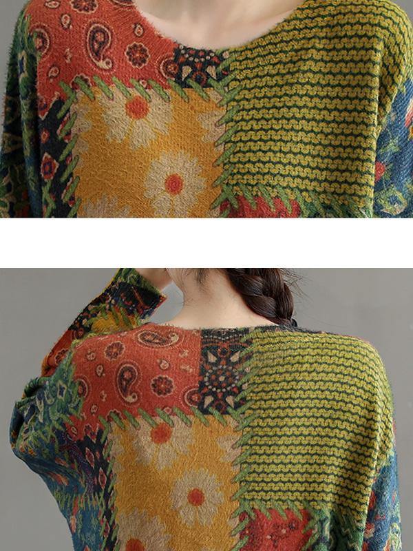 Spring Women Retro Knitted Sweater ( Limited Stock) - Omychic