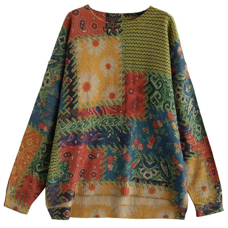 Spring Women Retro Knitted Sweater ( Limited Stock) - Omychic