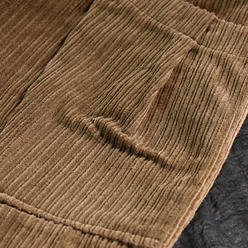 2021 Spring Retro Corduroy Pants - Omychic