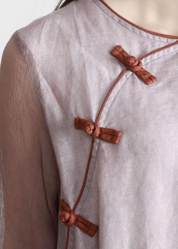 Beautiful Pink Print tie waist Pockets Summer Linen Dress - Omychic
