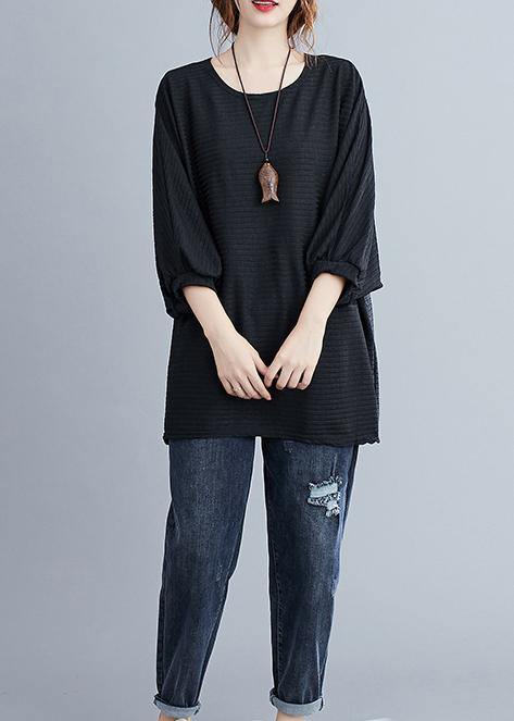 Black Bat Sleeve Fashion Top - Omychic