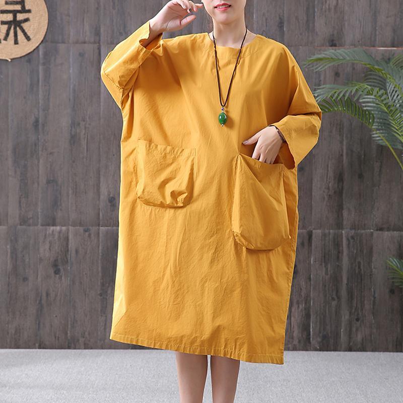 Bohemian cotton tunics for women Plus Size Women Solid Welt Stand Collar Loose Shirt - Omychic