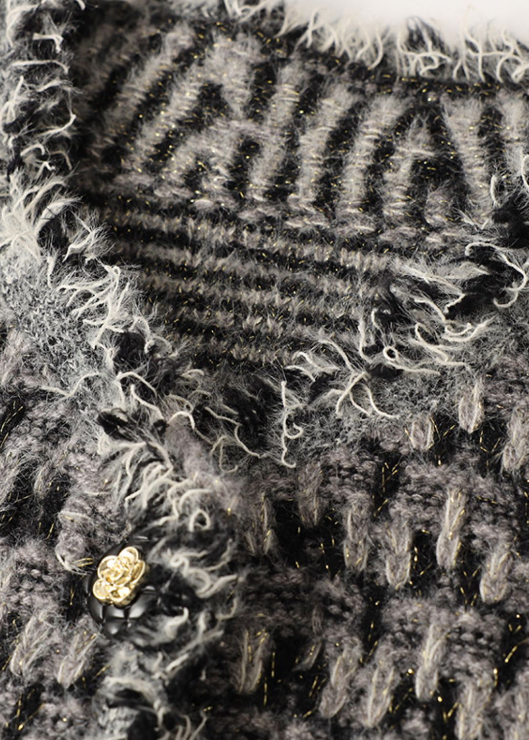 Boho Black Tasseled Plaid Cotton Coats Spring