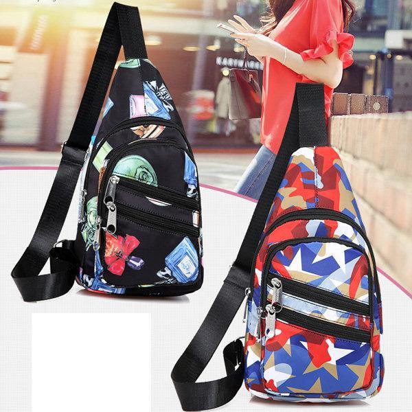 Casual Nylon Waterproof Chest Bag Casual Crossbody Bags - Omychic