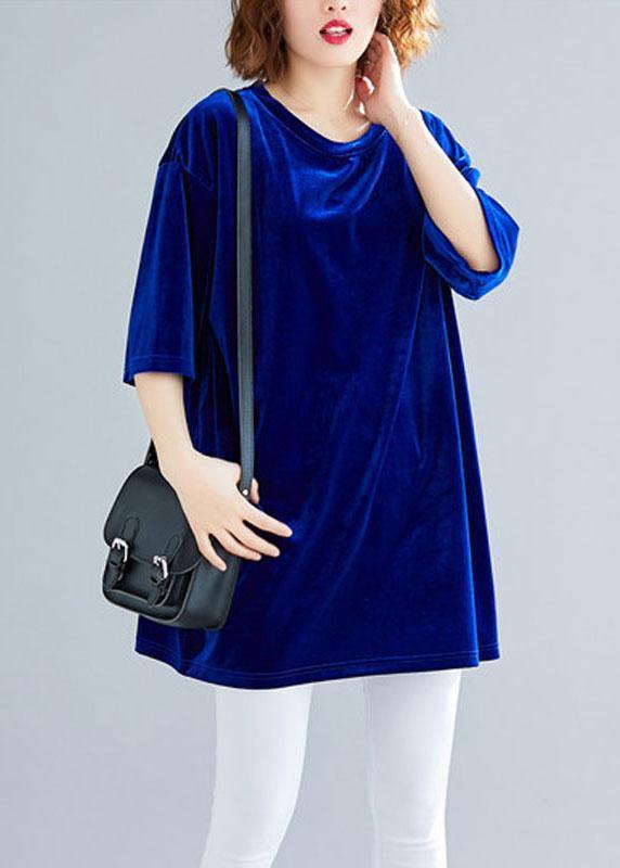 Chic Grey Loose Casual Spring Half Sleeve Tee - Omychic