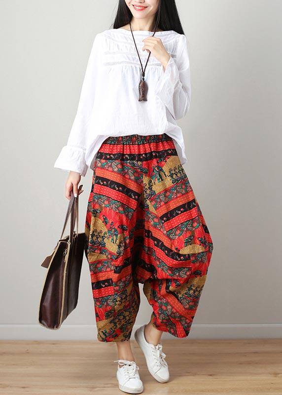 Chic Pockets Wide Leg Cotton Linen Pants Summer - Omychic