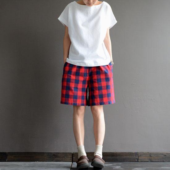 Classic cotton plaid summer short pants women loose casual cotton shorts - Omychic