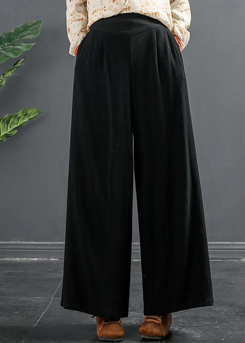 Classy Black Pants Vintage Spring Brief Tutorials Trousers - Omychic