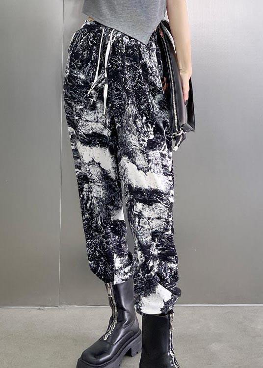 Classy Print High Waist Harem Pants Summer - Omychic