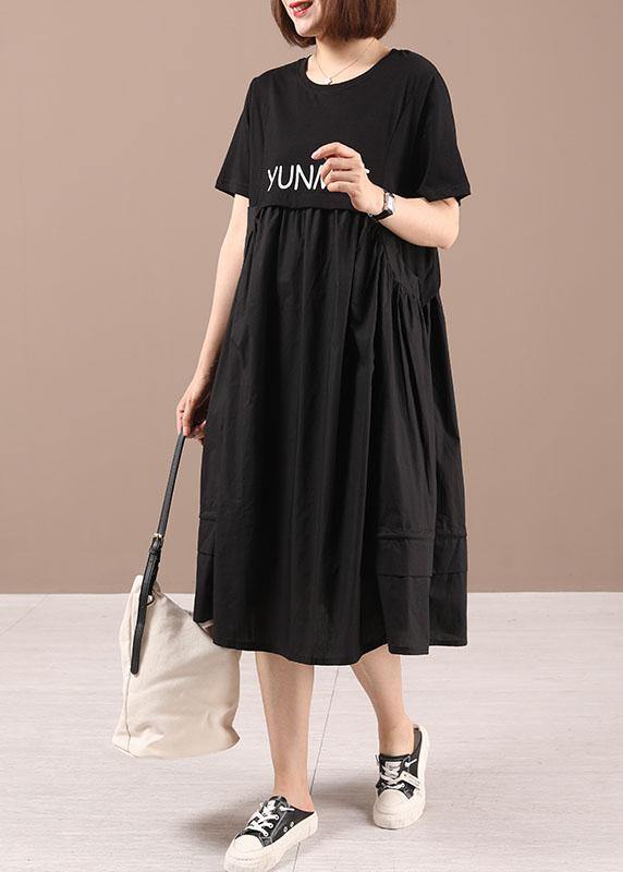 Classy Rose Wrinkled Pockets Summer Cotton Maxi Dress Short Sleeve - Omychic