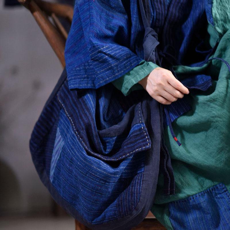 Cotton And Linen New Product Retro Original Art Patchwork Bag - Omychic