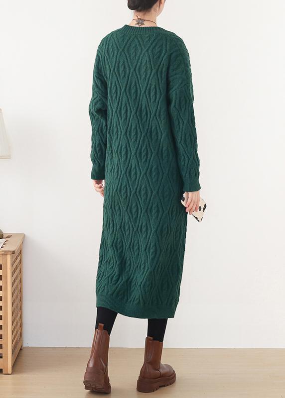 Cute spring knitwear fall fashion green wild sweater coat - Omychic