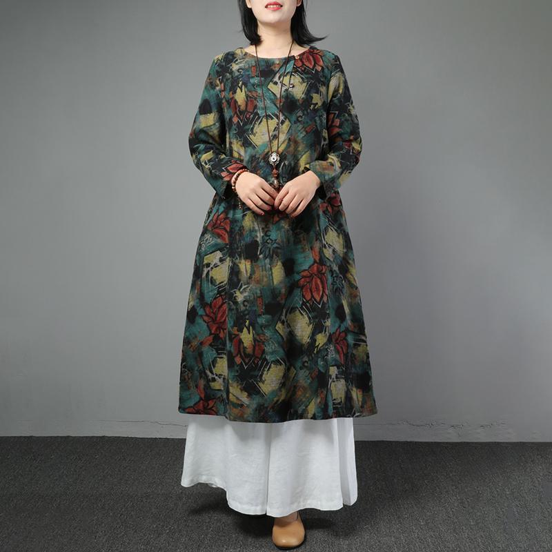 DIY linen dress Omychic Women Vintage Loose Cotton Linen Dress - Omychic