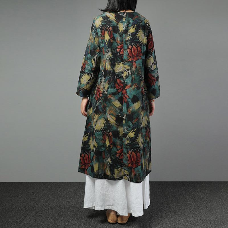 DIY linen dress Omychic Women Vintage Loose Cotton Linen Dress - Omychic