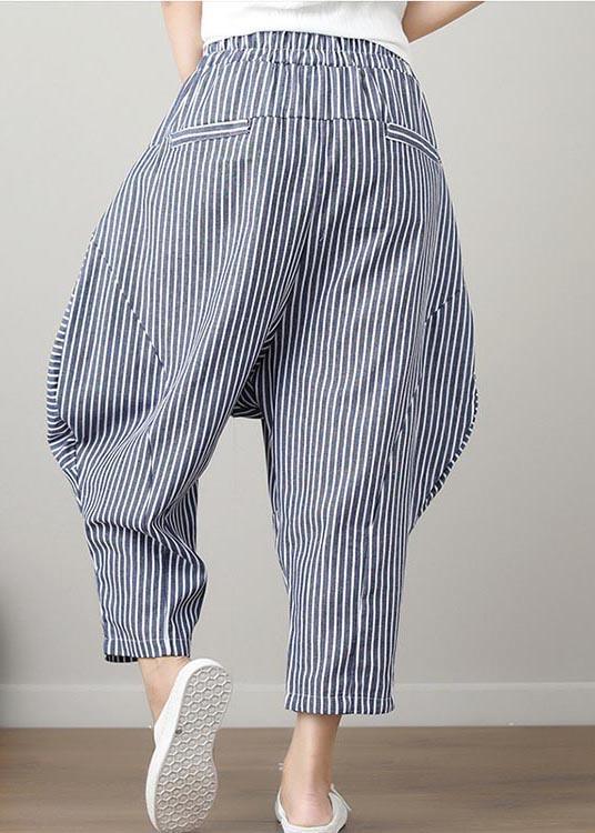 French Striped Harem Oversize Pants Trousers Summer - Omychic