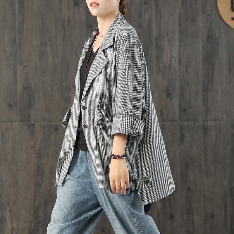 French plaid linen clothes For Women Fashion Ideas black outfit fall - Omychic