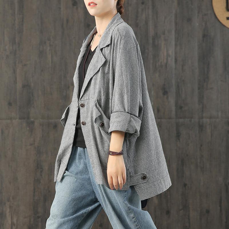 French plaid linen clothes For Women Fashion Ideas black outfit fall - Omychic