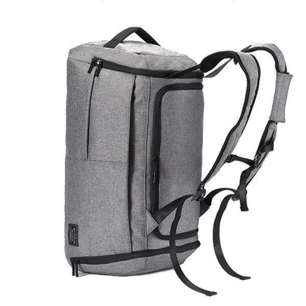 Gray Oxford Large Capacity Short Travel Bag Yoga Bag Anti-theft Sport Bag Backpack - Omychic
