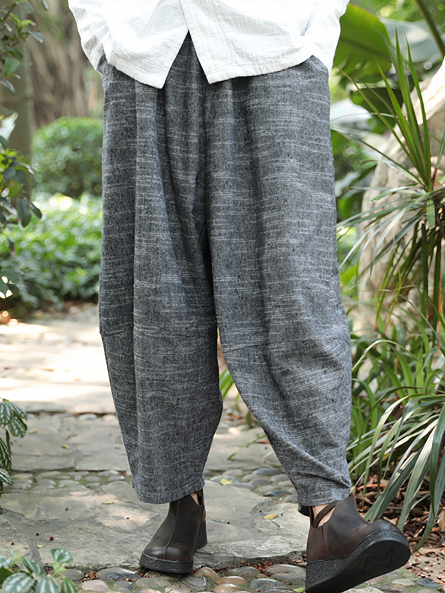 Women Literature Warm Gray Casual Pants