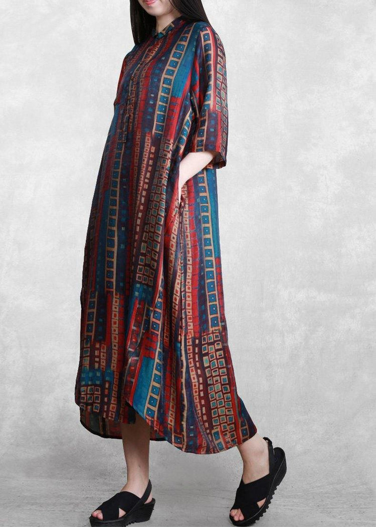 Italian Plus Size Multicolor Art Dresses ( Limited Stock) - Omychic