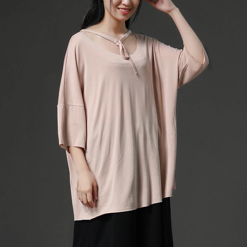 Light Pink Casual Summer Women Pullover - Omychic