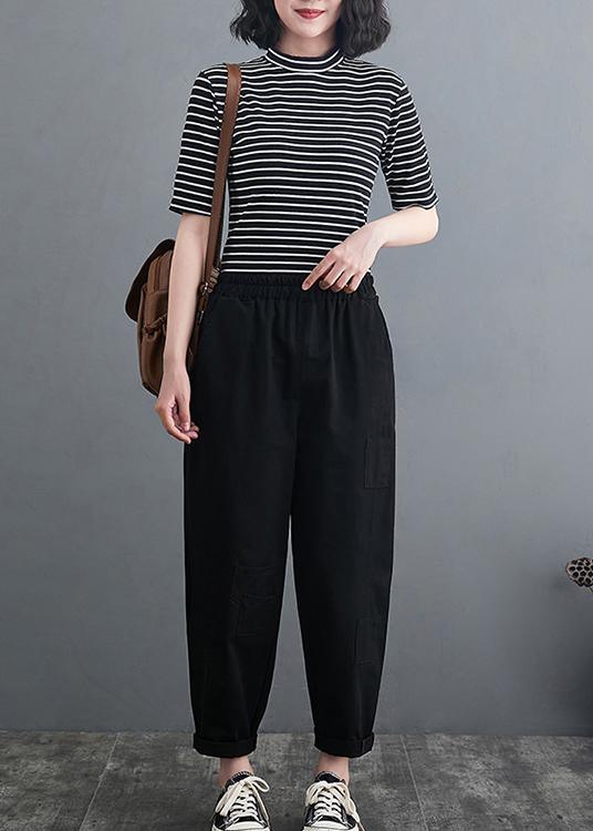 Loose Spring Women Pants Fall Fashion Black Work Casual Pant - Omychic