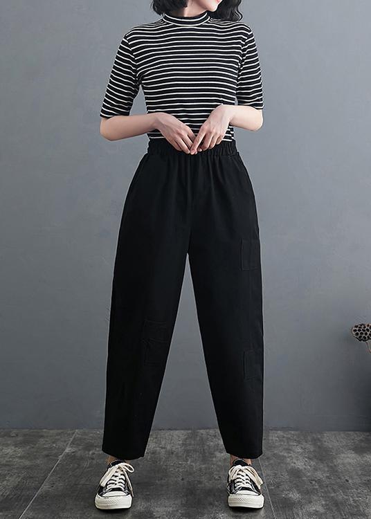 Loose Spring Women Pants Fall Fashion Black Work Casual Pant - Omychic