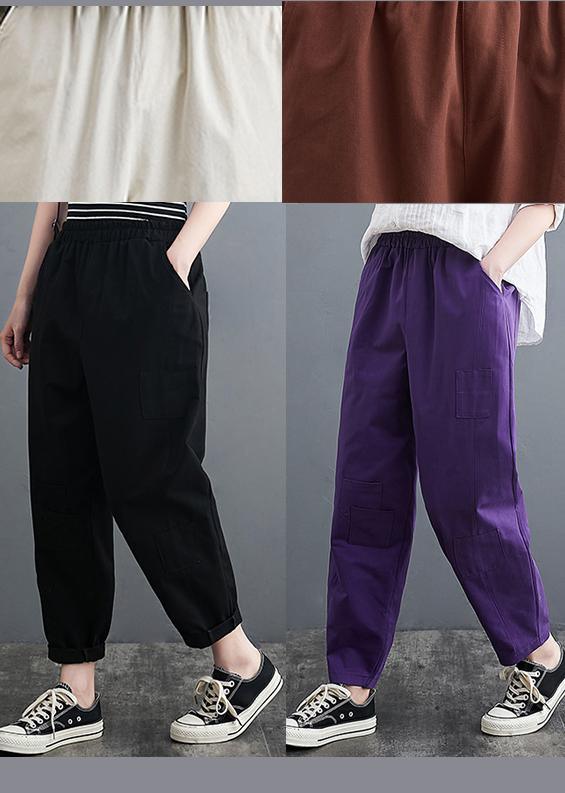 Loose Spring Women Pants Fall Fashion Black Work Casual Pant - Omychic