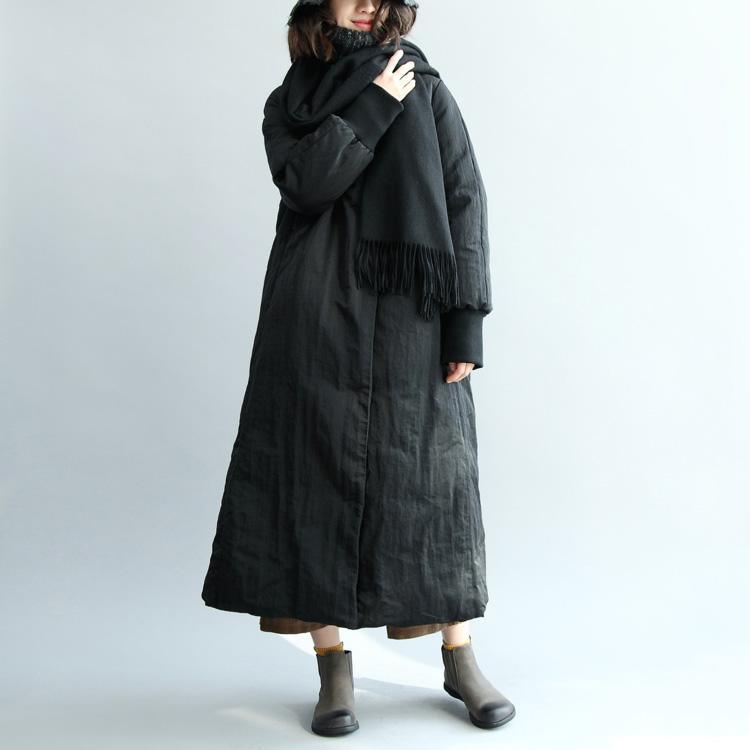 Luxury Black Parka trendy plus size down jacket women long winter outwear - Omychic