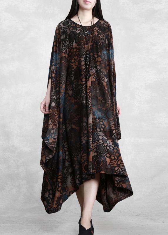 Modern Chocolate Long Summer Dress ( Limited Stock) - Omychic
