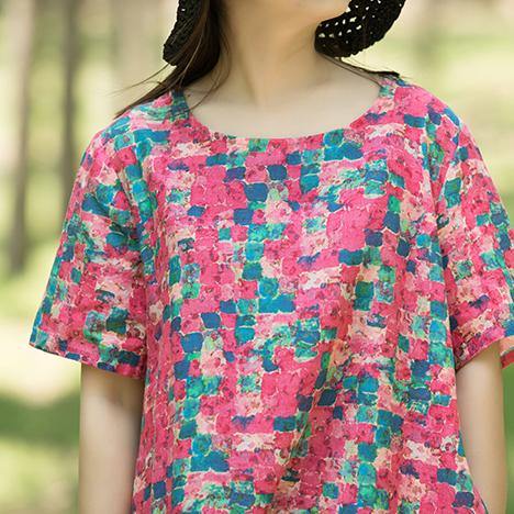 Modern side open Cotton quilting dresses Fabrics prints Dress summer - Omychic