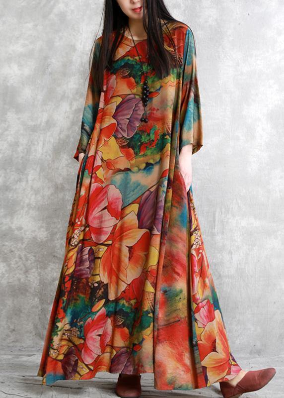 Natural o neck pockets linen Wardrobes Fashion Ideas floral Dresses