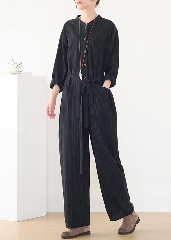 New black style foreign fashion jumpsuit casual all-match pants - Omychic