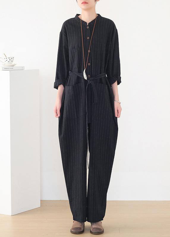 New black style foreign fashion jumpsuit casual all-match pants - Omychic