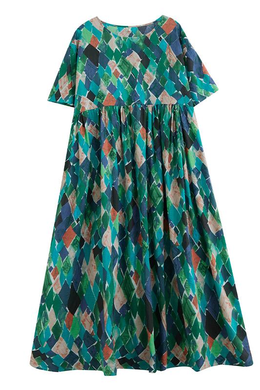 Summer New Plus Size Loose Boho Dresses