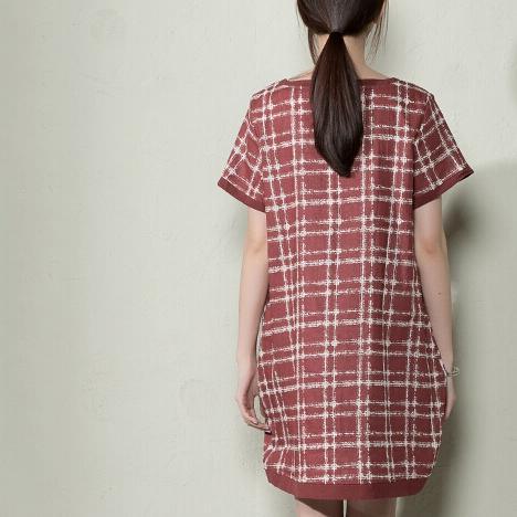 Pink plus size summer dress short linen sundress maternity dresses - Omychic