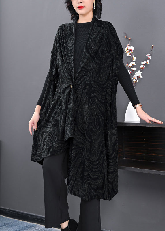 Plus Size Original Cape Style Asymmetrical Woolen Coats