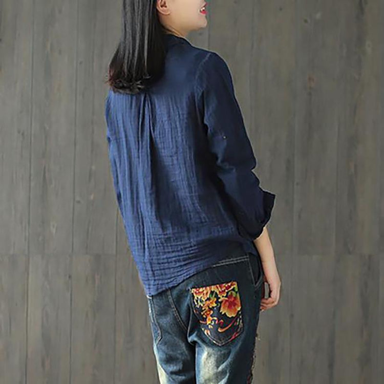 2021 Retro Long Sleeve 100% Cotton Shirt ( Limited Stock) - Omychic