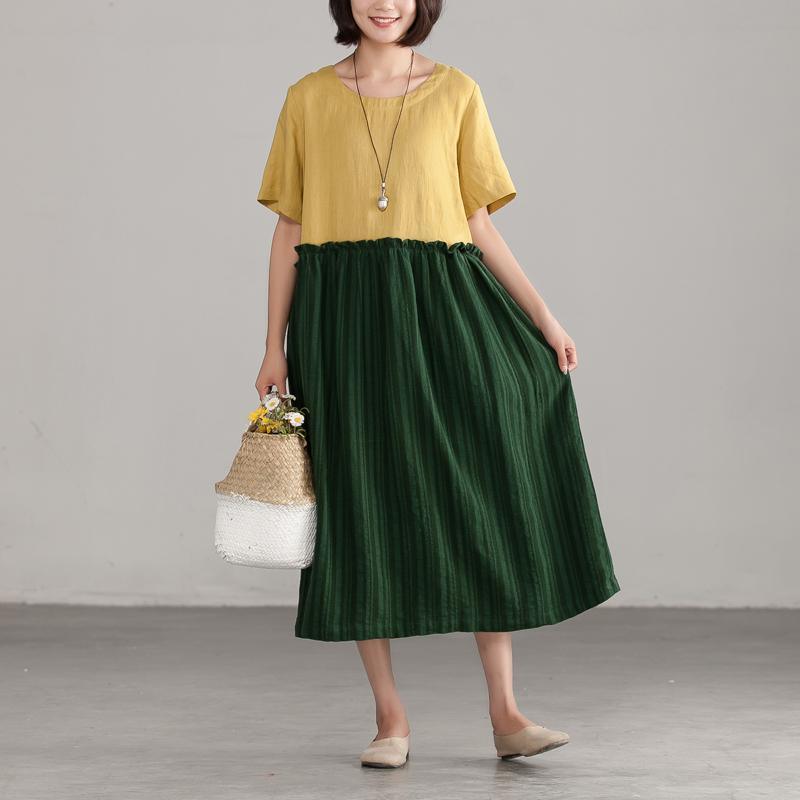 Plus Size Women Summer Commuter Loose Dress - Omychic