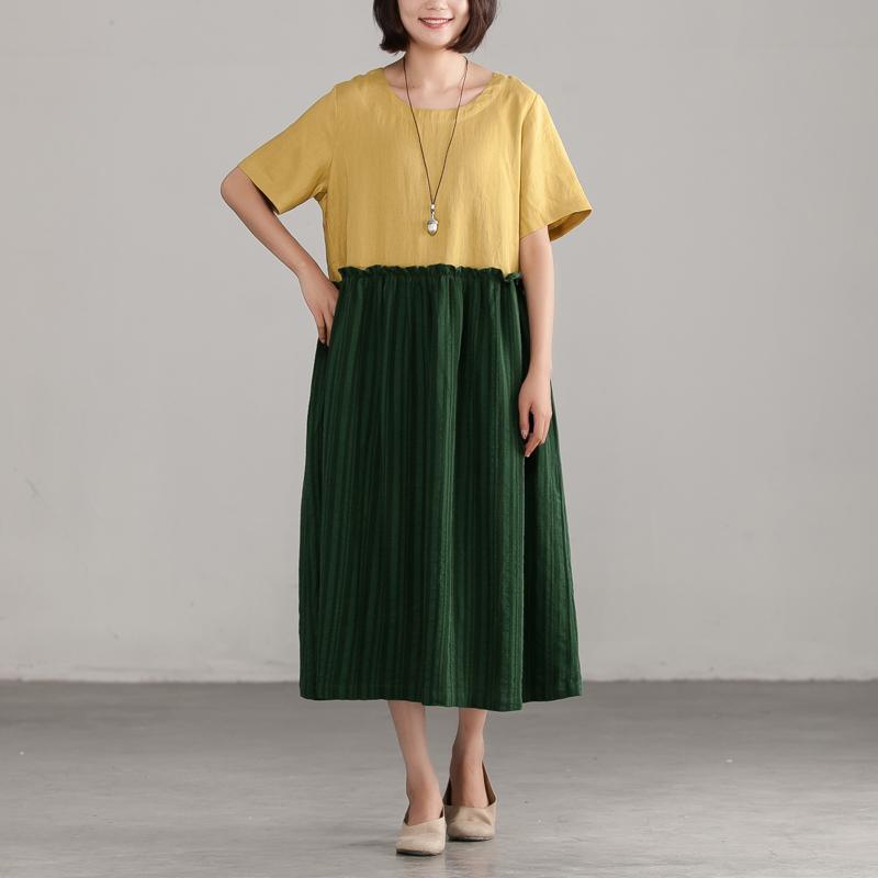 Plus Size Women Summer Commuter Loose Dress - Omychic