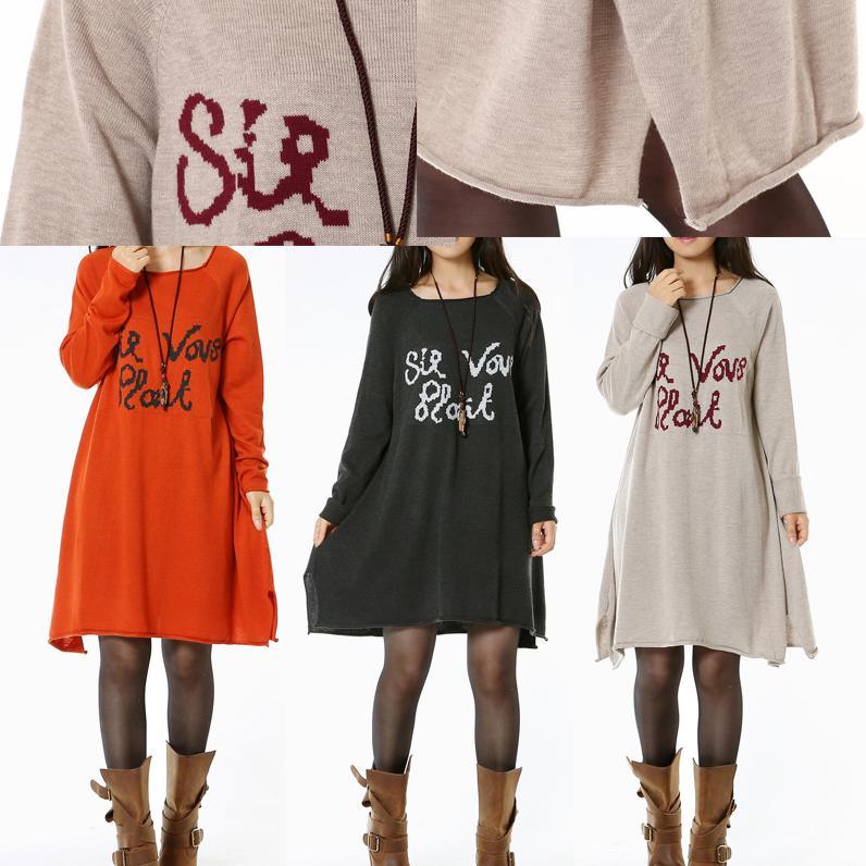 Red plus size sweaters for winter - Omychic