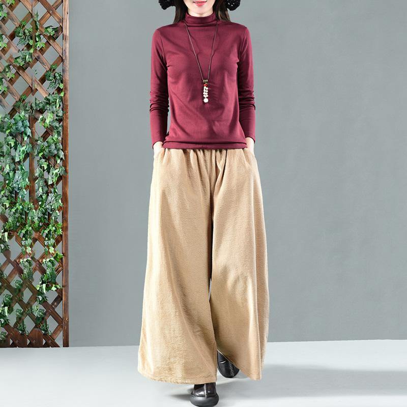 Retro Oversize Spring Corduroy Pants - Omychic