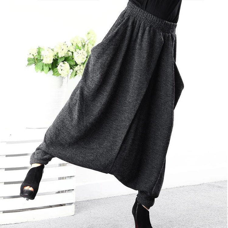Simple cotton clothes plus size Plus Size Women Casual Solid Spring Ankle Length Pants - Omychic
