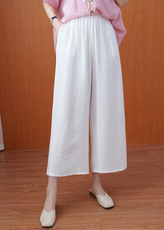 Spring Women's White Elegant Pant - Omychic