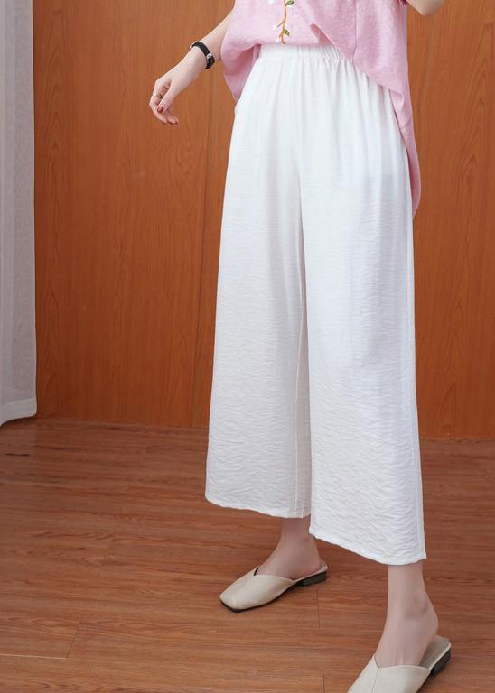 Spring Women's White Elegant Pant - Omychic